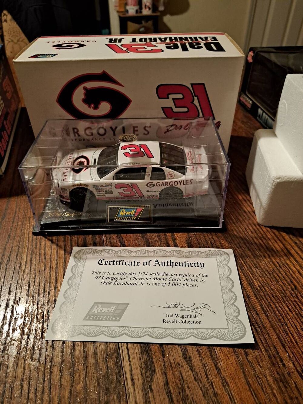 Vintage 1999 Revell Dale Earnhardt Jr Gargoyles Die Cast Nascar Race Car